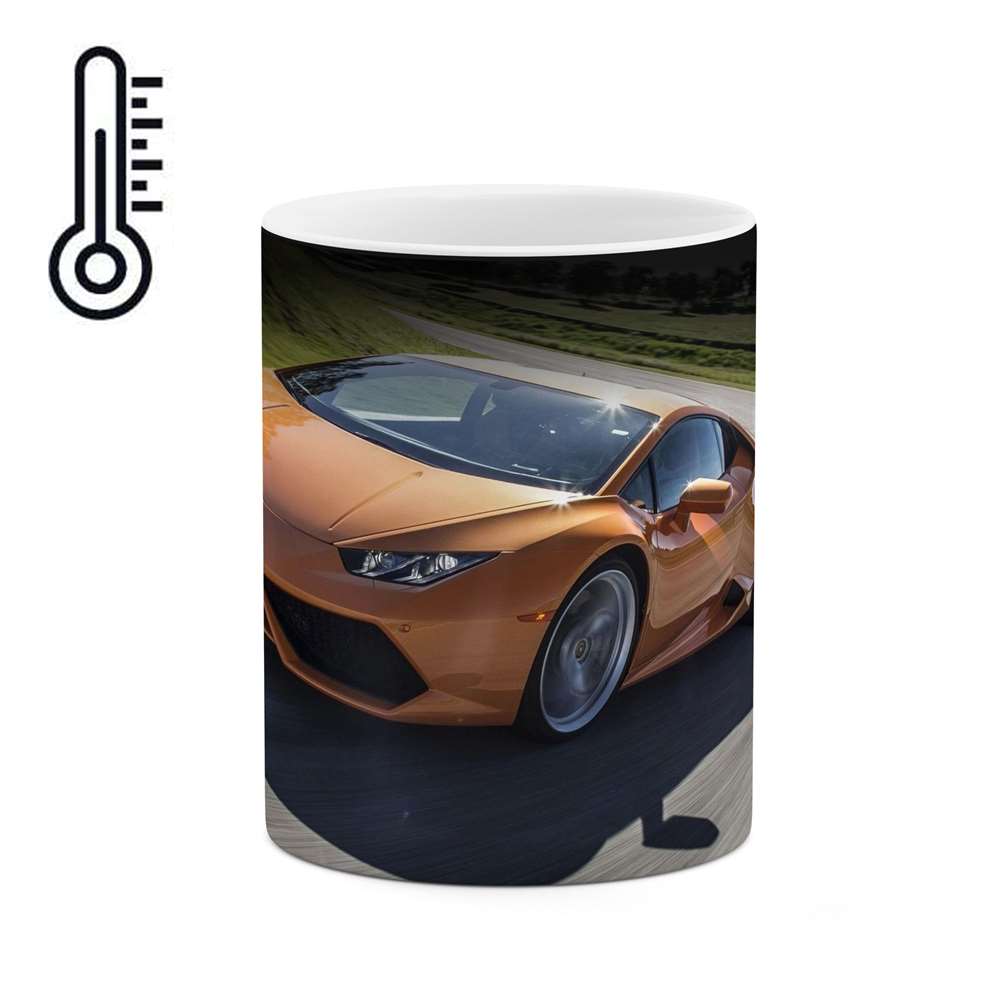 ماگ حرارتی طرح ماشین lamborghini huracan مدل mgph15527