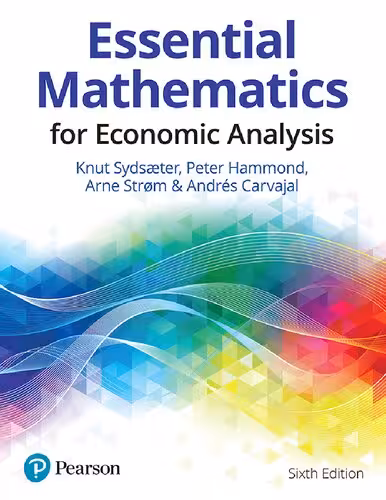 خرید و دانلود نسخه کامل کتاب Essential Mathematics for Economic Analysis