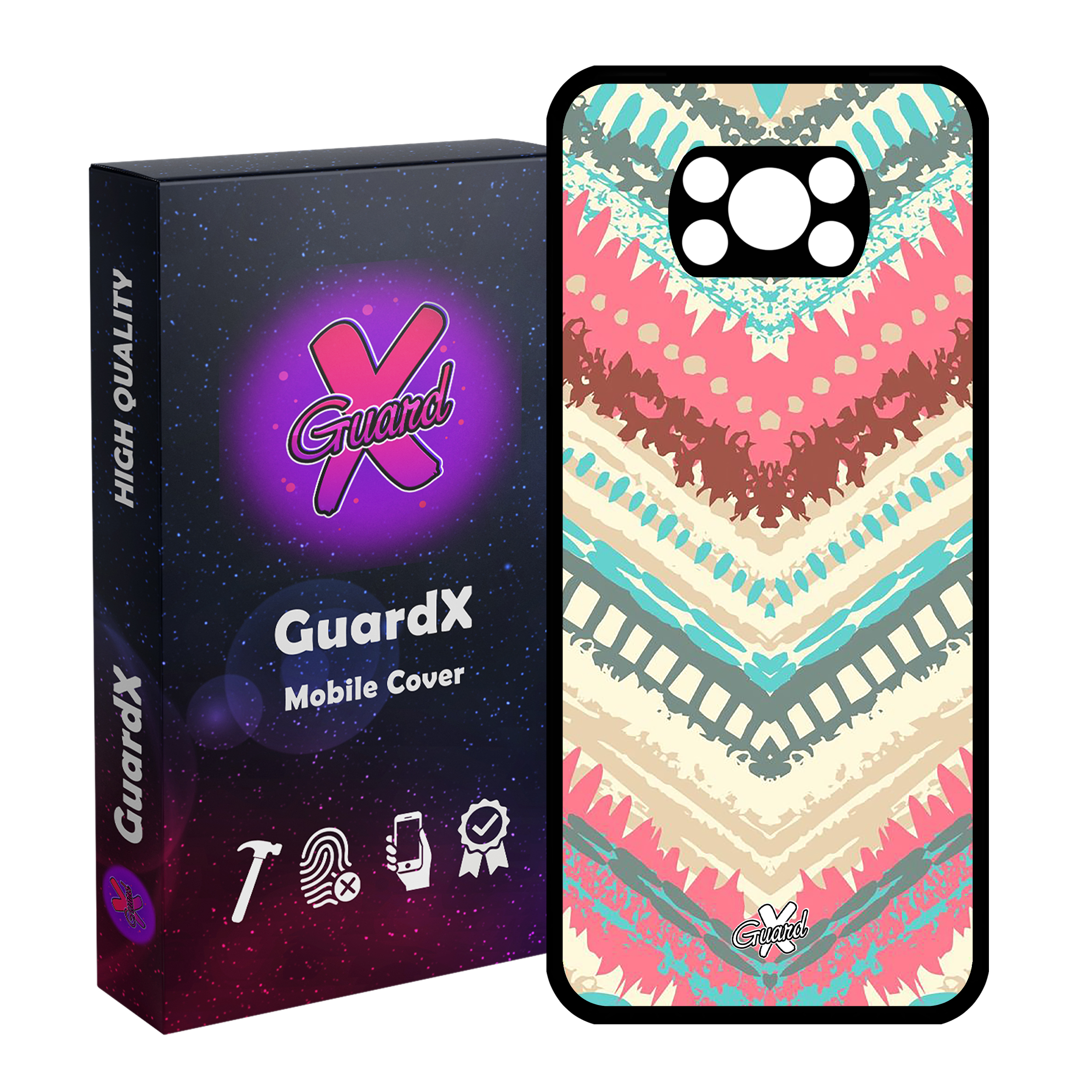 کاور گارد ایکس طرح Colors مدل Glass10129 مناسب برای گوشی موبایل شیائومی Poco X3 / Poco X3 NFC