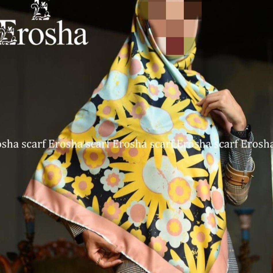 روسری ساتن ابریشم لطیف و سبک خوش ایست