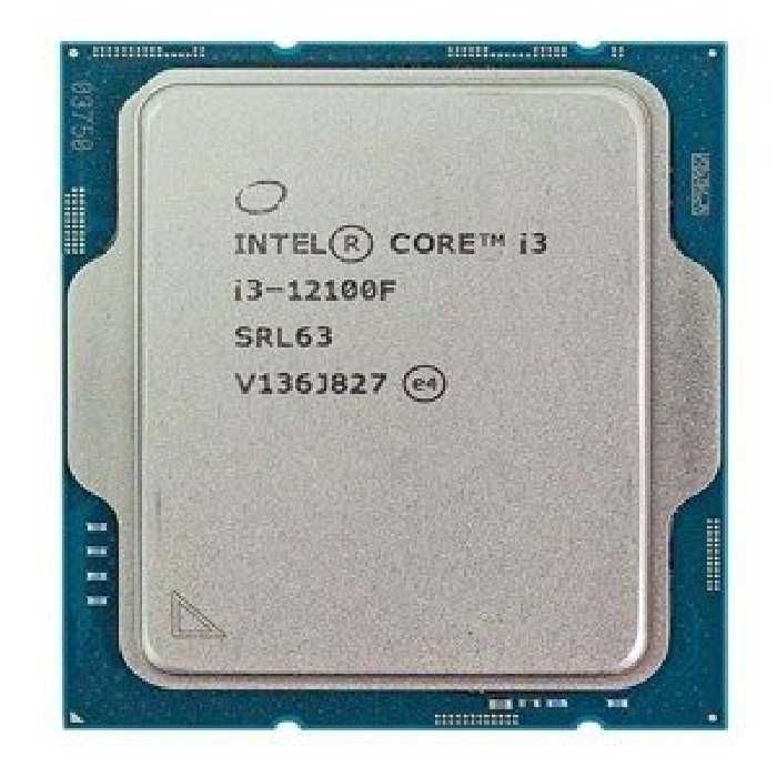 پردازنده 12100F بدون جعبه TRAY سری i3 اینتل Intel