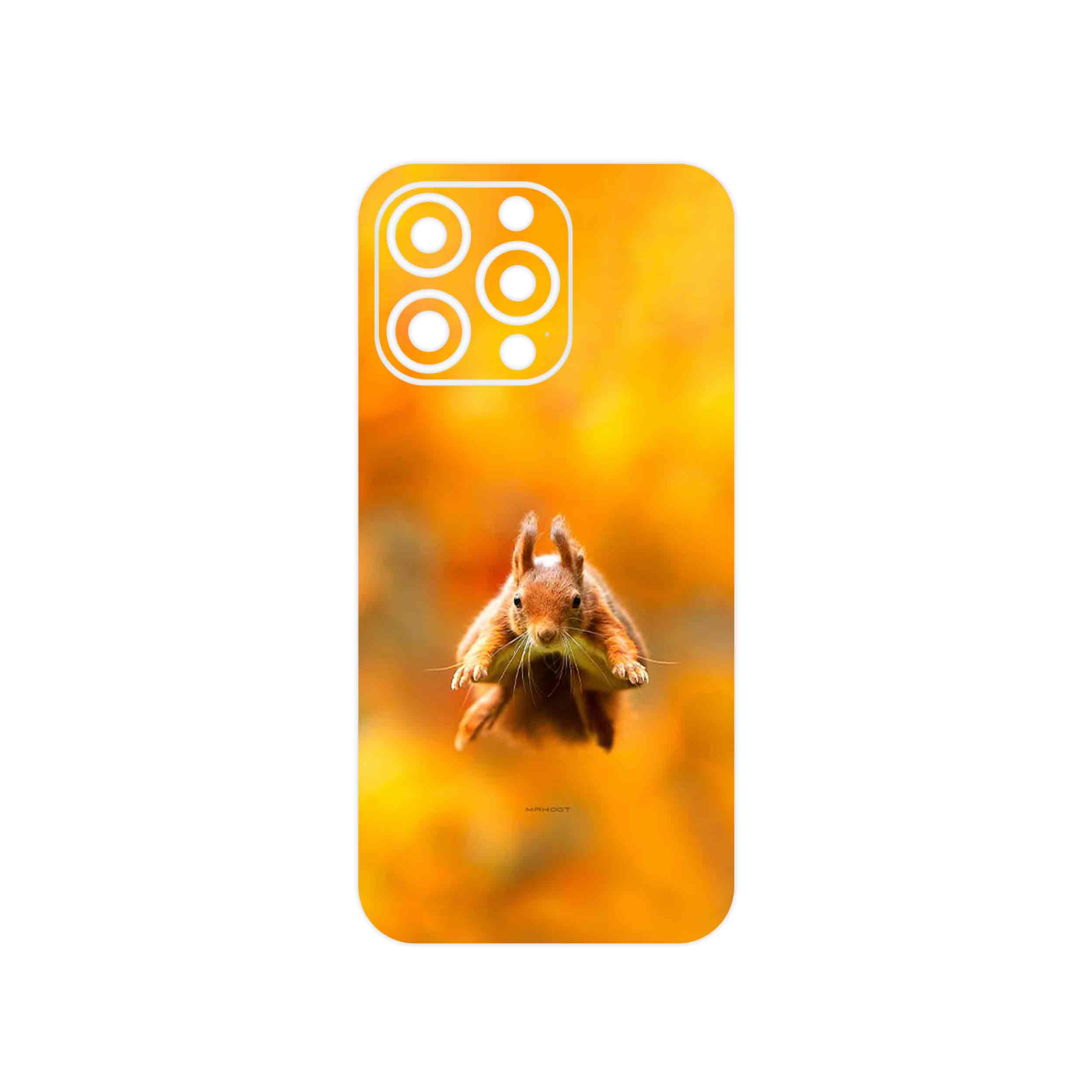 برچسب پوششی ماهوت مدل Squirrel مناسب برای گوشی موبایل اپل iphone 13 Pro