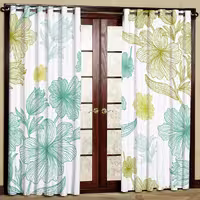 پرده مدل مخمل پانچی کد 6825 سایز 280x140 سانتی متر