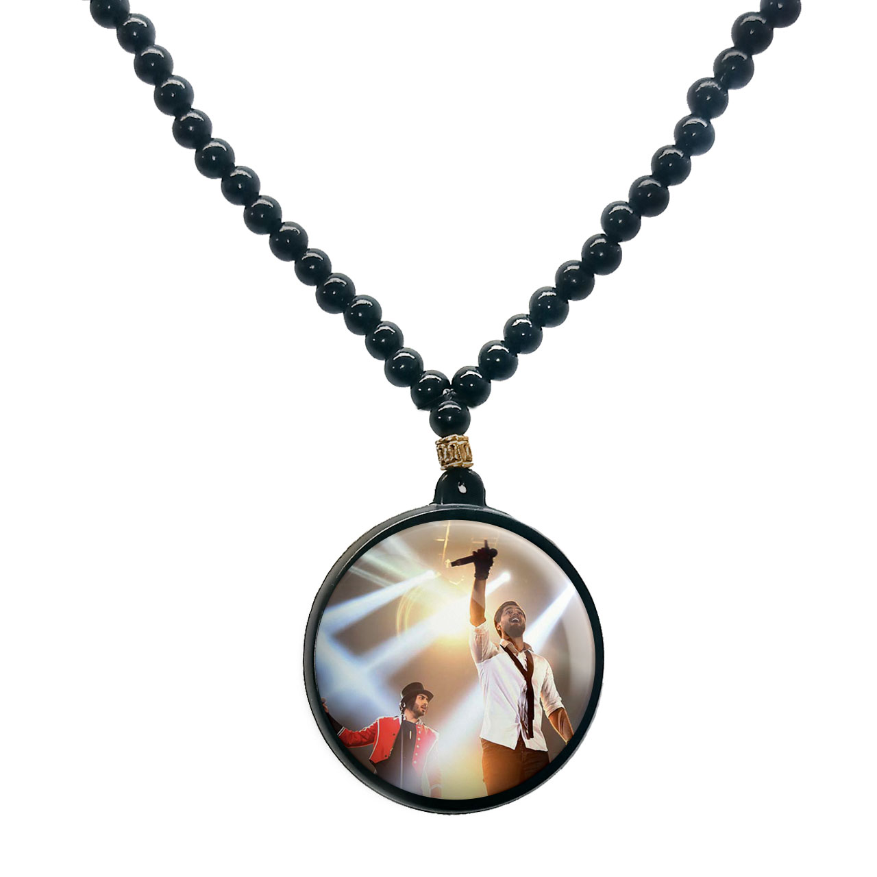 گردنبند پرمانه طرح ماکان بند کد pmd.8554 مدل دو طرفه