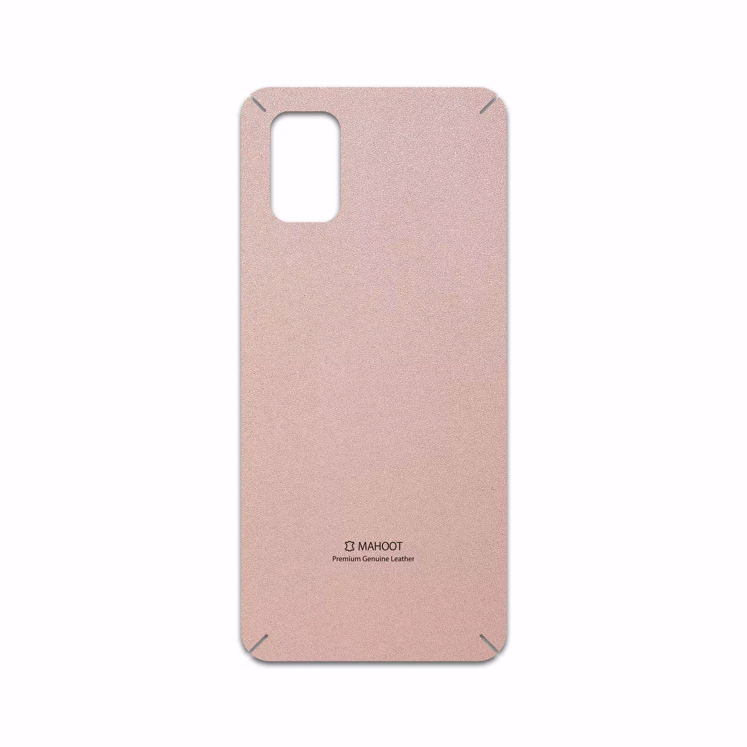 برچسب پوششی ماهوت مدل Rose Gold Leather مناسب برای گوشی موبایل سامسونگ Galaxy M51