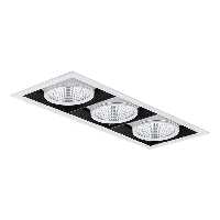 پنل سه‌خانه مولتی دانلایت 80 وات توکار مازی نور مدل اوربیتال