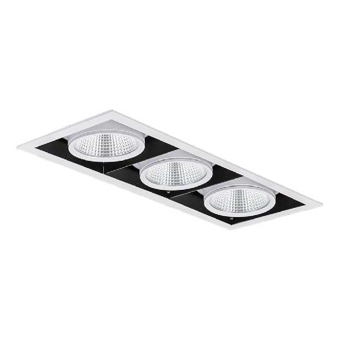 پنل سه‌خانه مولتی دانلایت 80 وات توکار مازی نور مدل اوربیتال