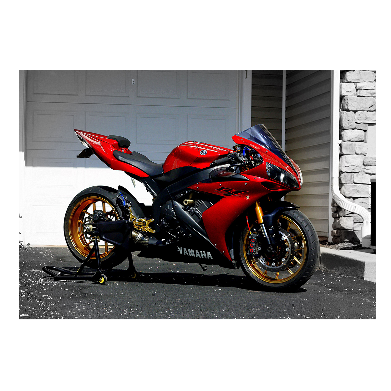 تابلو شاسی آر جی بی طرح موتور یاماها کد 8623