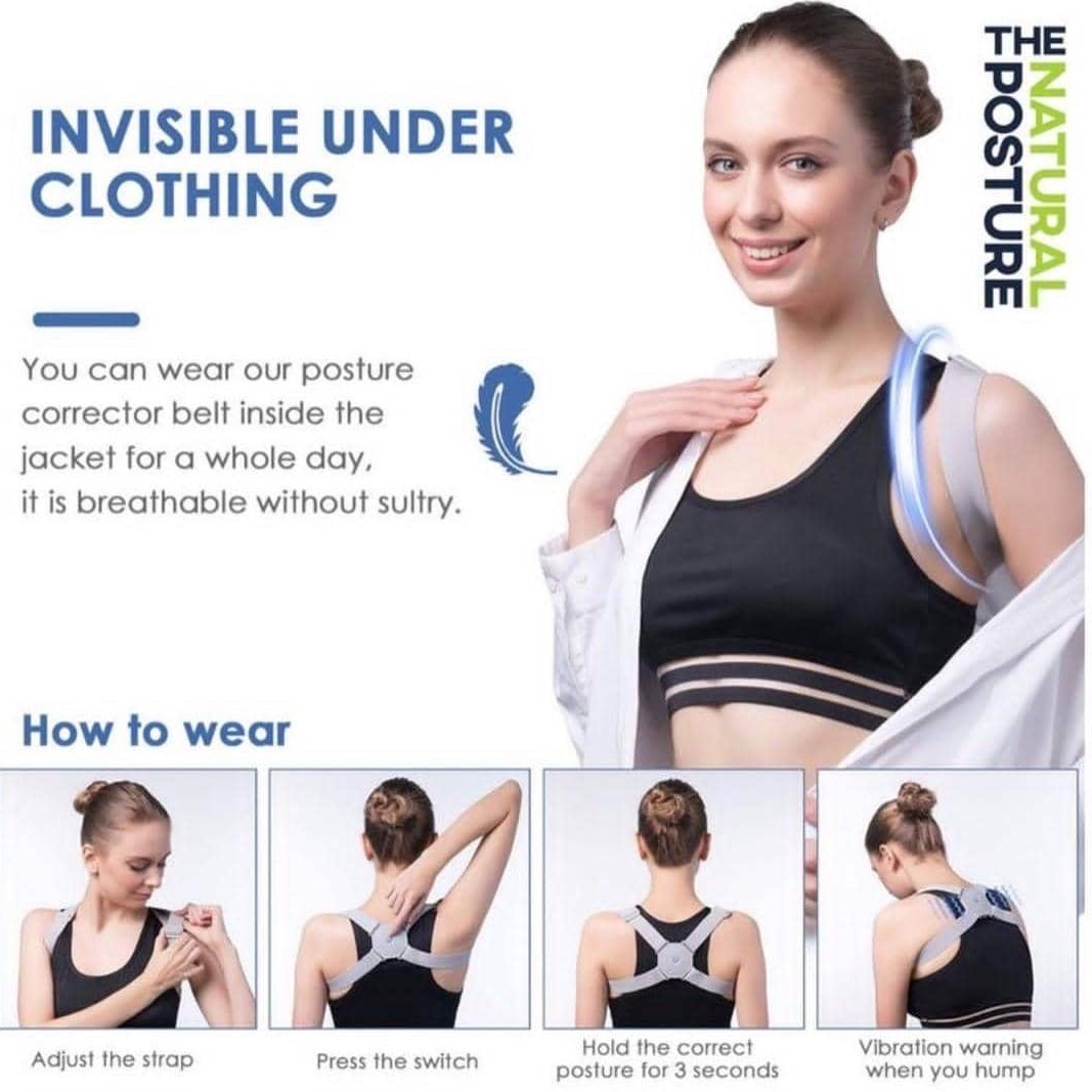 قوزبند هوشمند ویبره دار  جوگیری از خمیدگی ودرد ناحیه کمر و گردن 