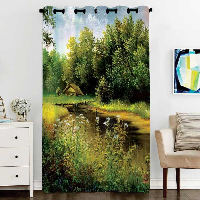 پرده رنس مدل CC3-50340 سایز 290x140 سانتی متر