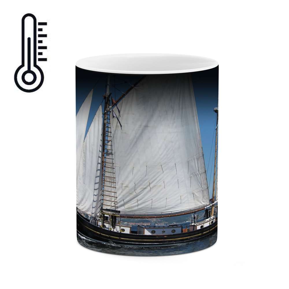 ماگ حرارتی طرح کشتی در ساحل مدل mgh02419