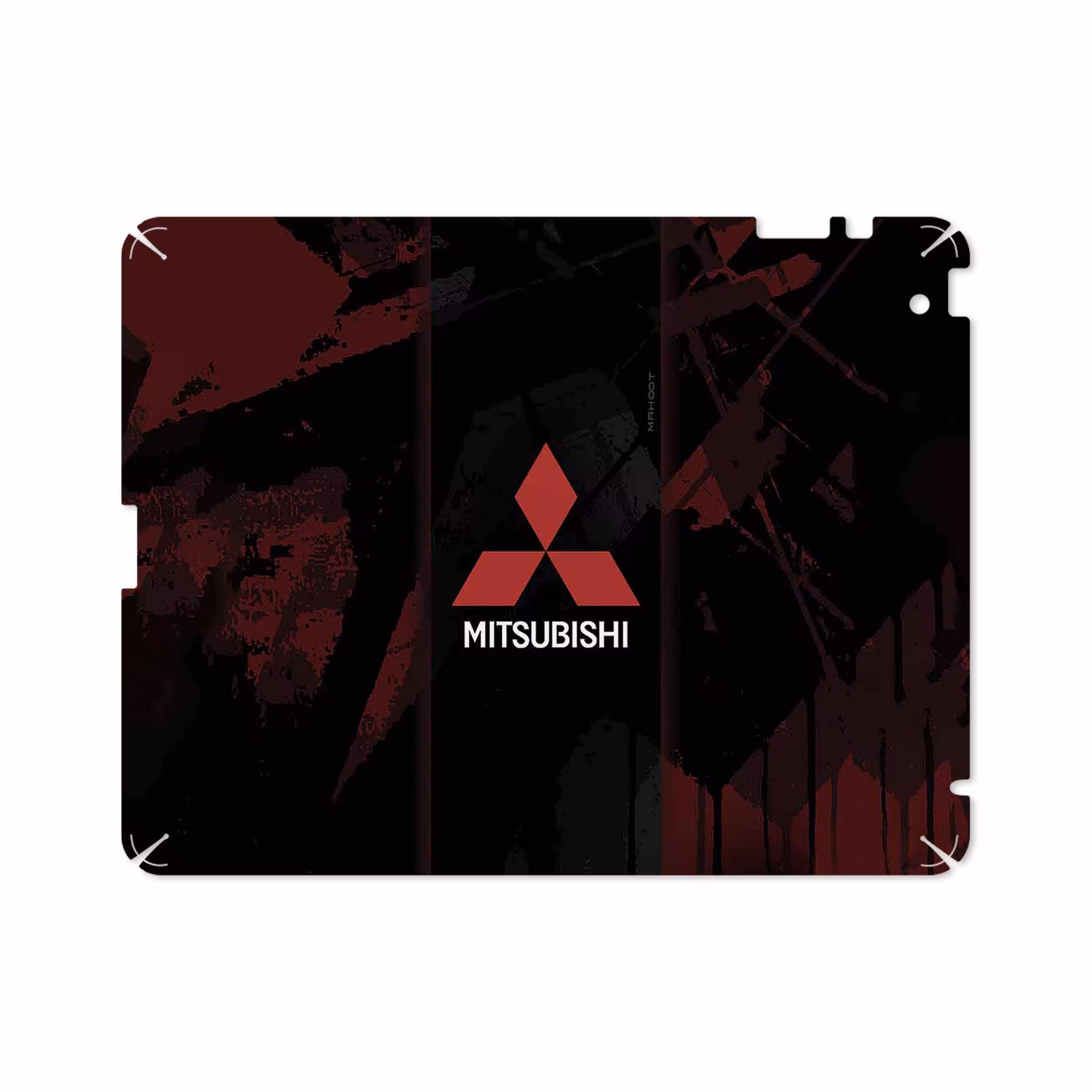 برچسب پوششی ماهوت مدل Mitsubishi Motor مناسب برای تبلت اپل iPad 2 2011 A1395