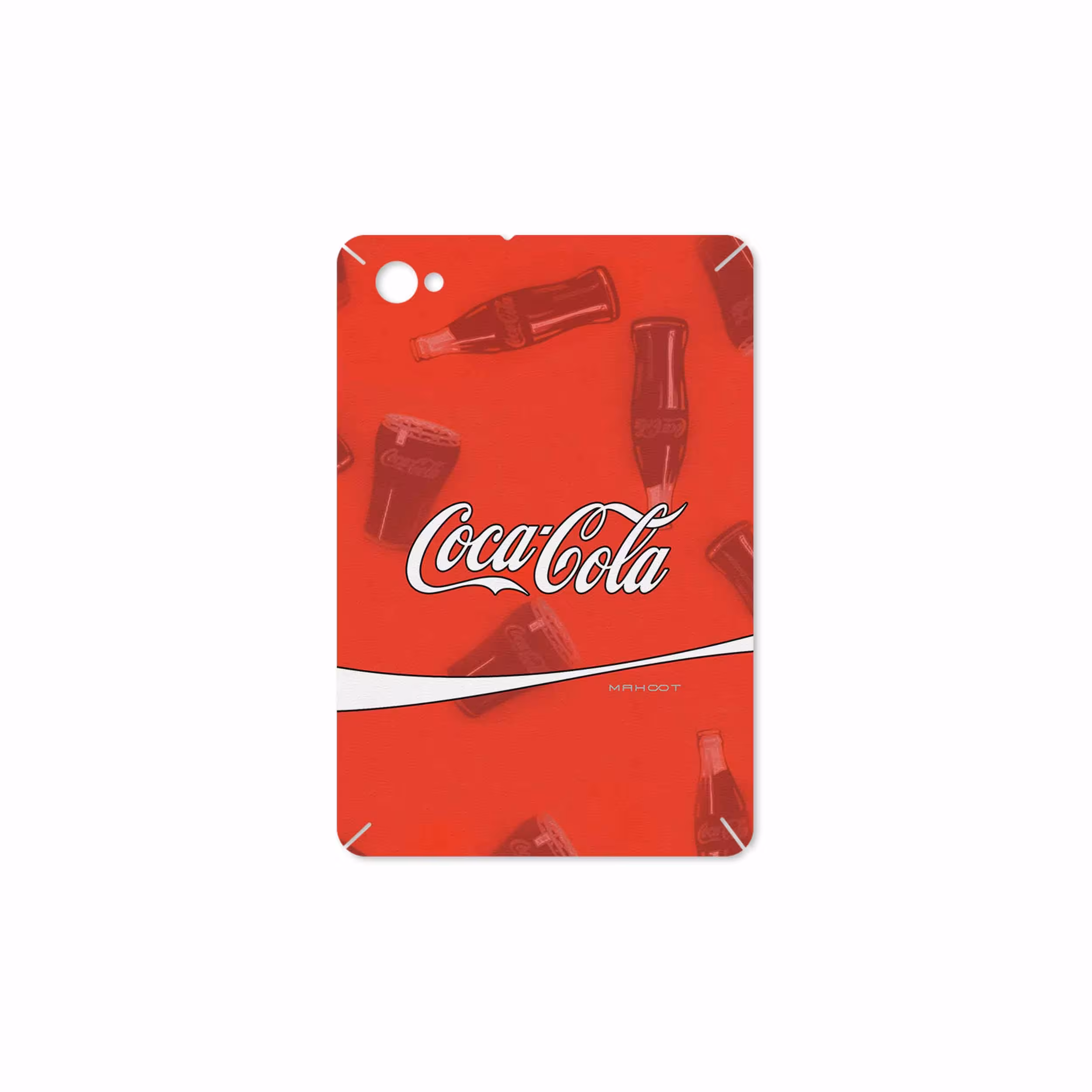برچسب پوششی ماهوت مدل Coca-Cola-Logo مناسب برای تبلت سامسونگ Galaxy Tab 7.7 2011 P6800