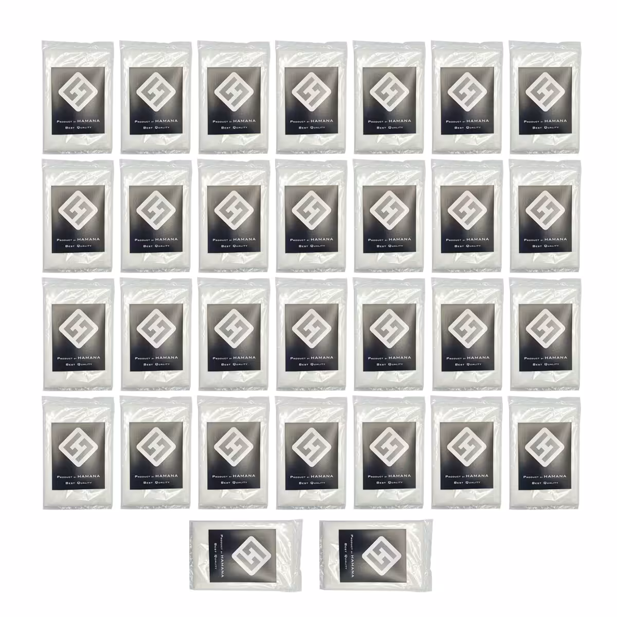 حوله یکبار مصرف هامانا مدل 50 سایز 40x80 سانتی متر بسته 30 عددی