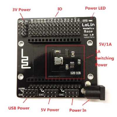 برد کمکی لولین مدل NodeMCU WIFI
