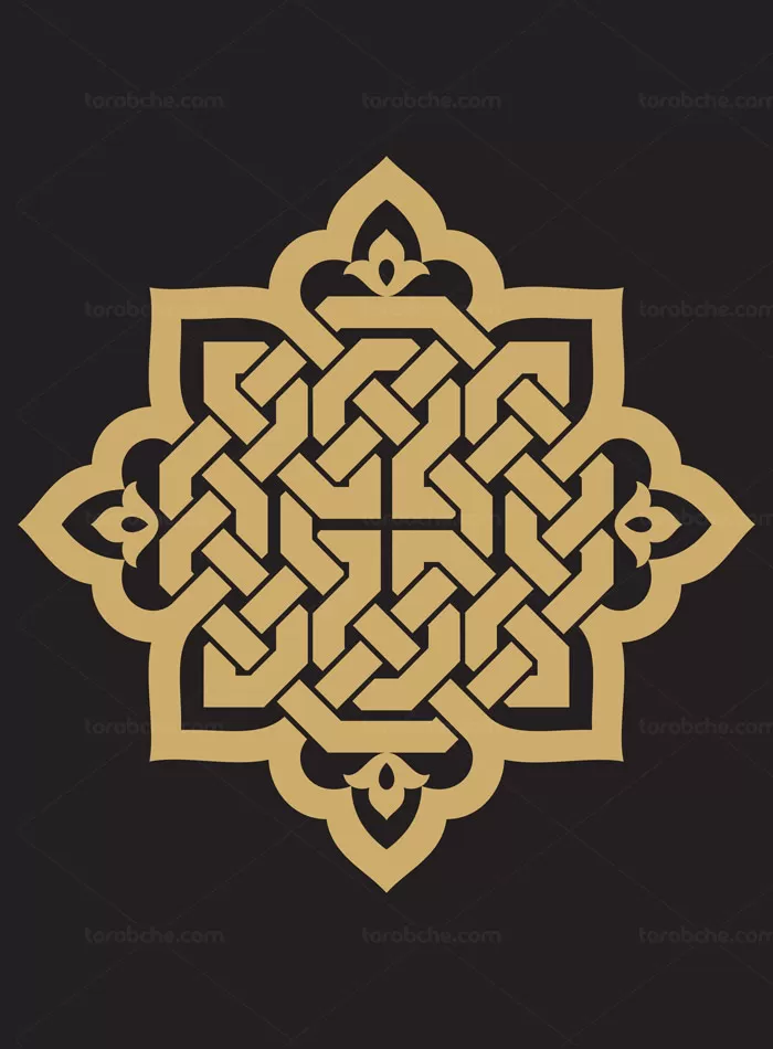 نشان گره چینی تذهیب - گرافیک با طعم تربچه