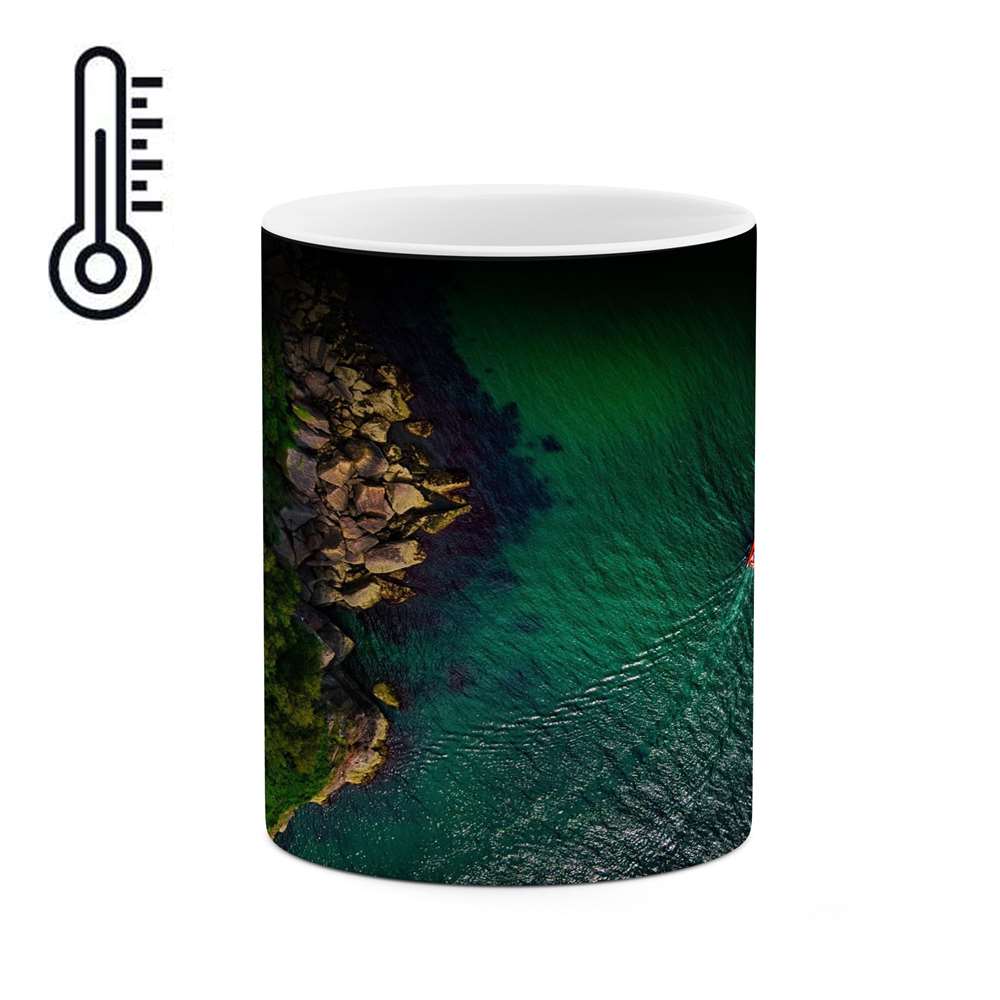 ماگ حرارتی کاکتی طرح منظره مدل mgh16627