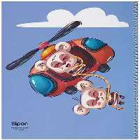 الیپون 40 برگ سیمی رحلی فیلی (کد 253) - کتاب‌فروشی کوچه کتاب