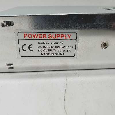منبع تغذیه 12 ولت 20 آمپر هایک پاور مدل S-250-12