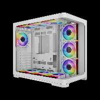 کیس کامپیوتر اوست GT-AQ18-MW | طراحی گیمینگ و خنک‌سازی پیشرفته