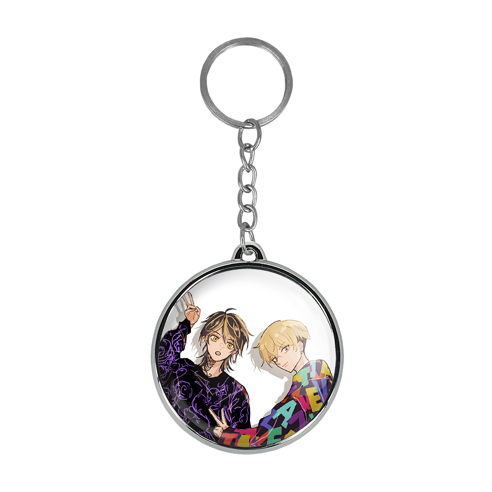 جاکلیدی خندالو طرح چیفویو و کازوتورا و برادران هیتانی انیمه توکیو ریونجرز مدل دوطرفه کد 1116011154