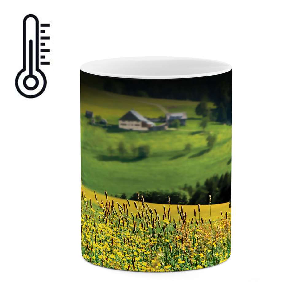 ماگ حرارتی طرح طبیعت سرسبز مدل mgh02147