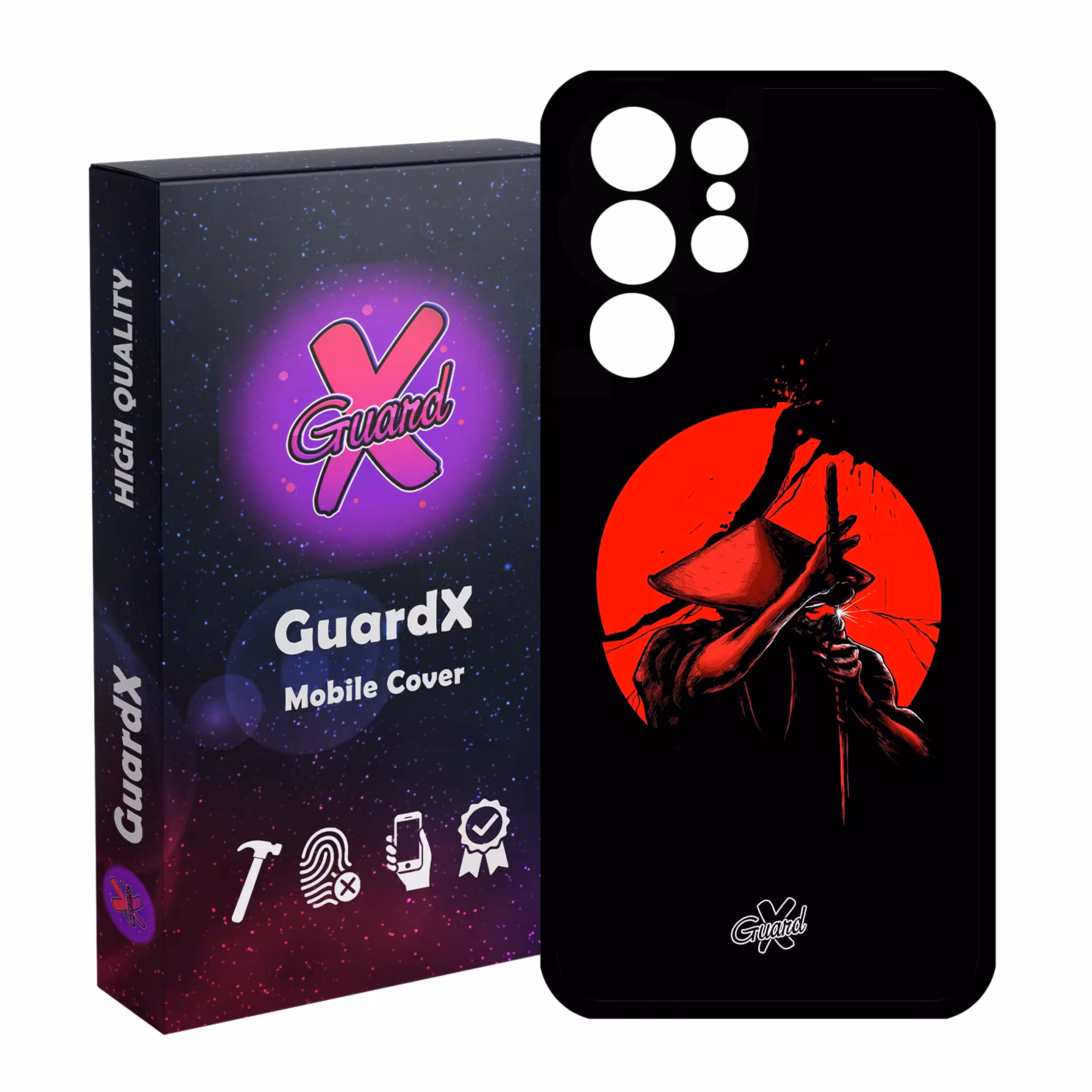کاور گارد ایکس طرح Samurai مدل Glass10251 مناسب برای گوشی موبایل سامسونگ Galaxy S21 Ultra