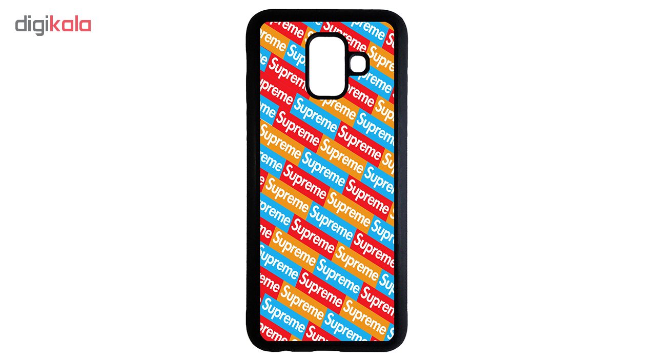 کاور طرح supreme کد 1105408655 مناسب برای گوشی موبایل سامسونگ galaxy a6 2018