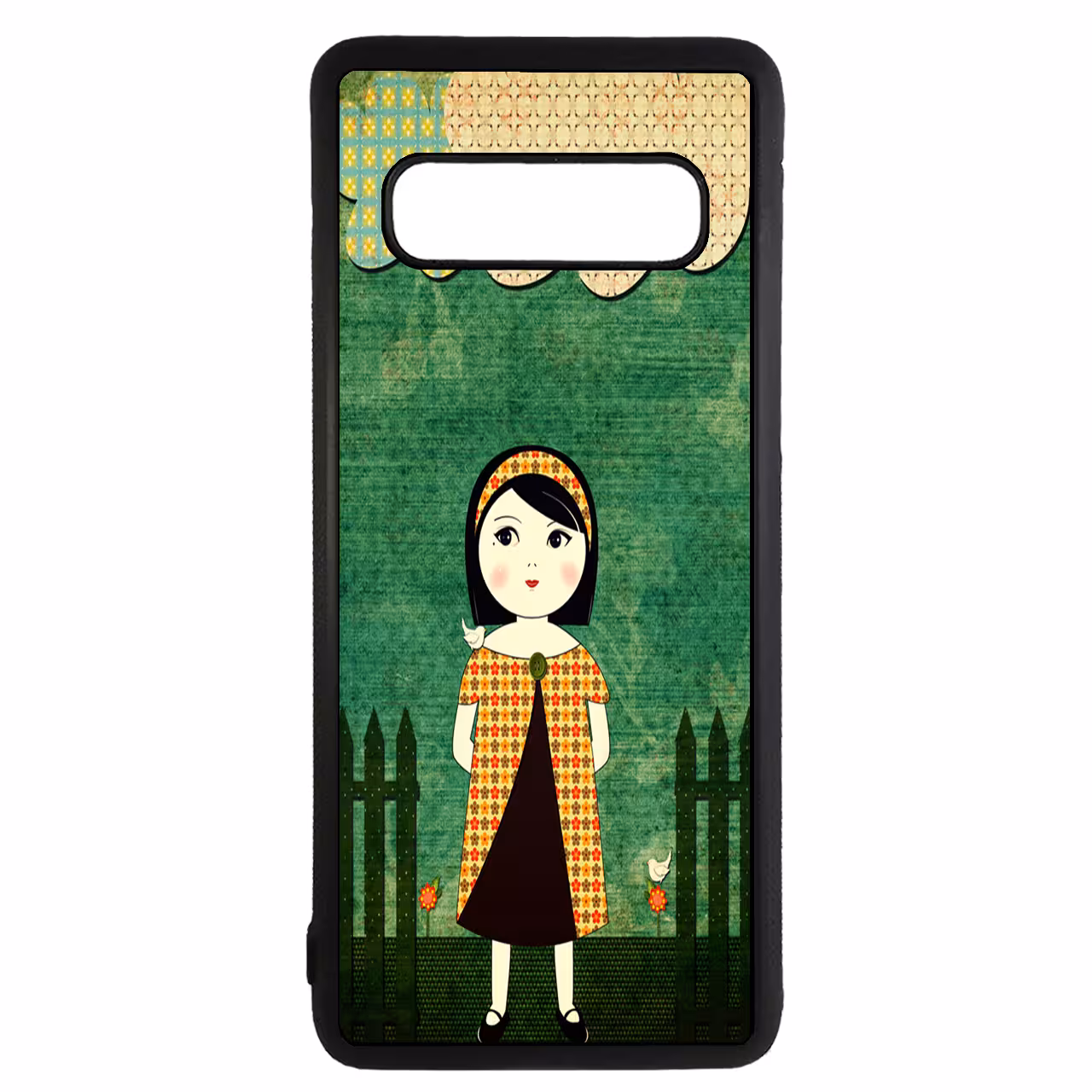 کاور طرح دختر کد 1105350 مناسب برای گوشی موبایل سامسونگ galaxy s10 plus