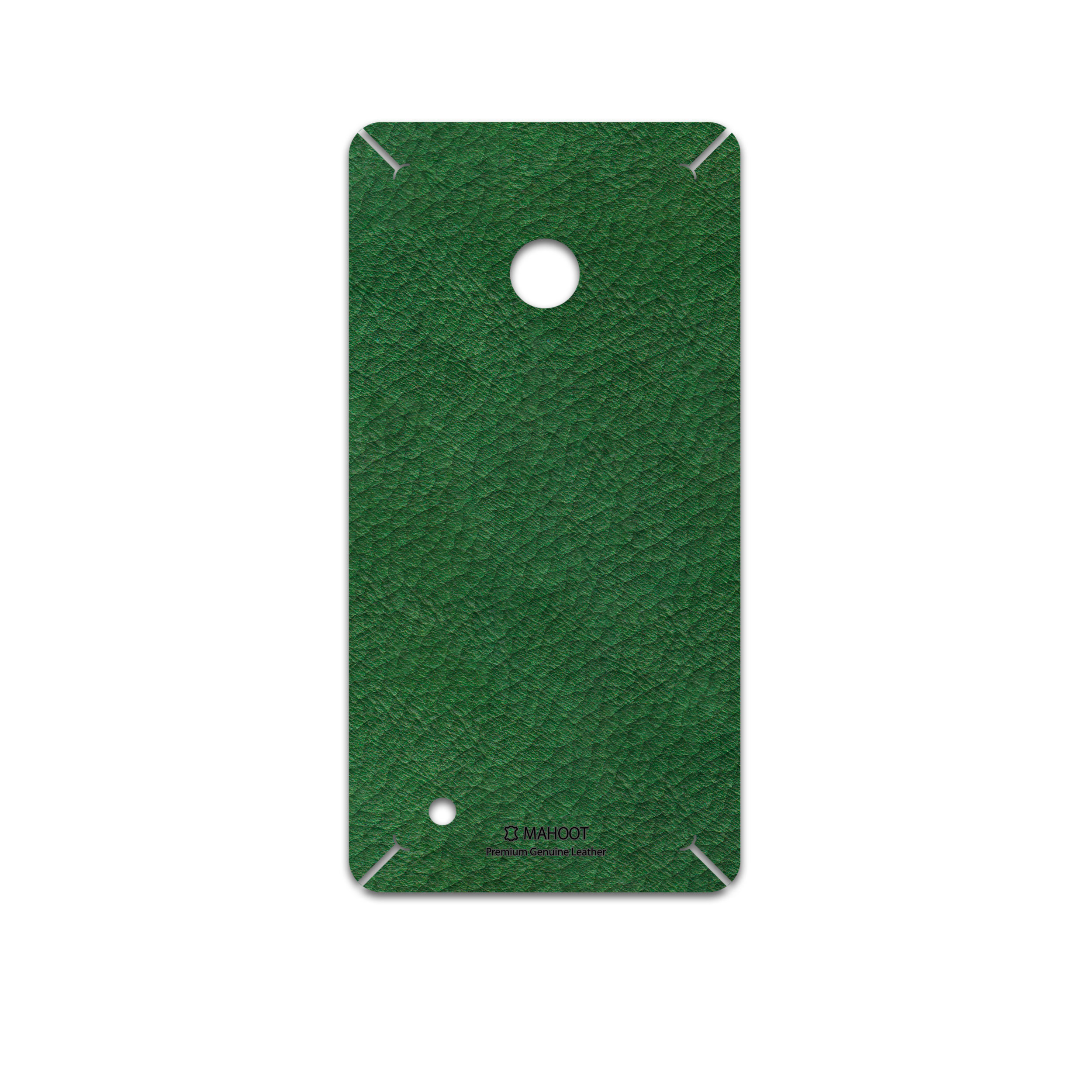 برچسب پوششی ماهوت مدل Green-Leather مناسب برای گوشی موبایل نوکیا Lumia 530