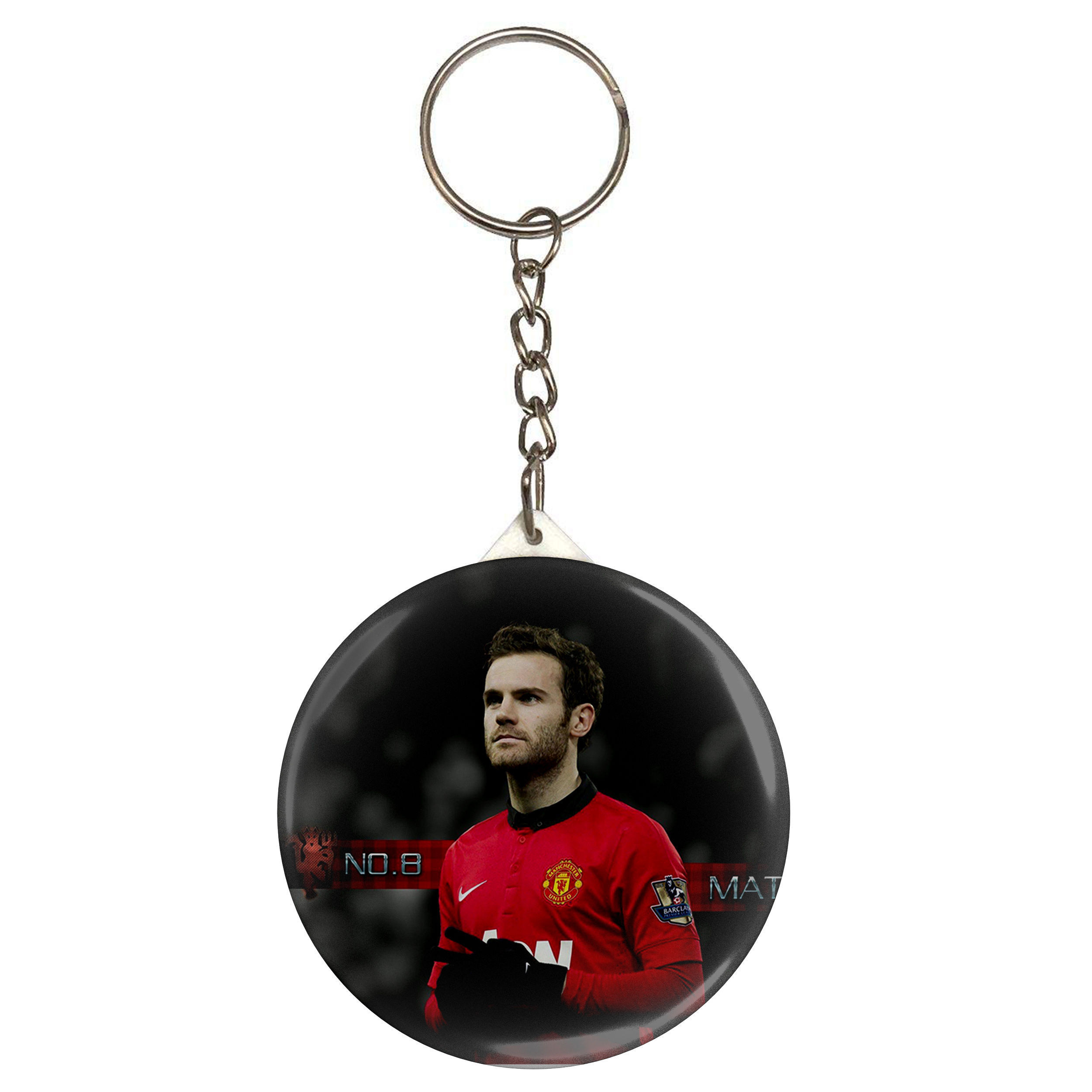 جاکلیدی طرح بازیکن فوتبال خوان ماتا بازیکن منچستر یونایتد مدل S4564 