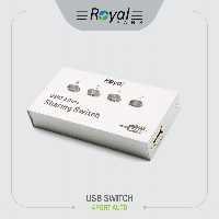 دیتا سوییچ ROYAL 4PORT AUTO ROYAL - یاسین کامپیوتر