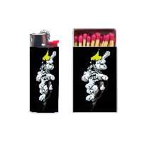 فندک مدل دست کد 495 به همراه کبریت