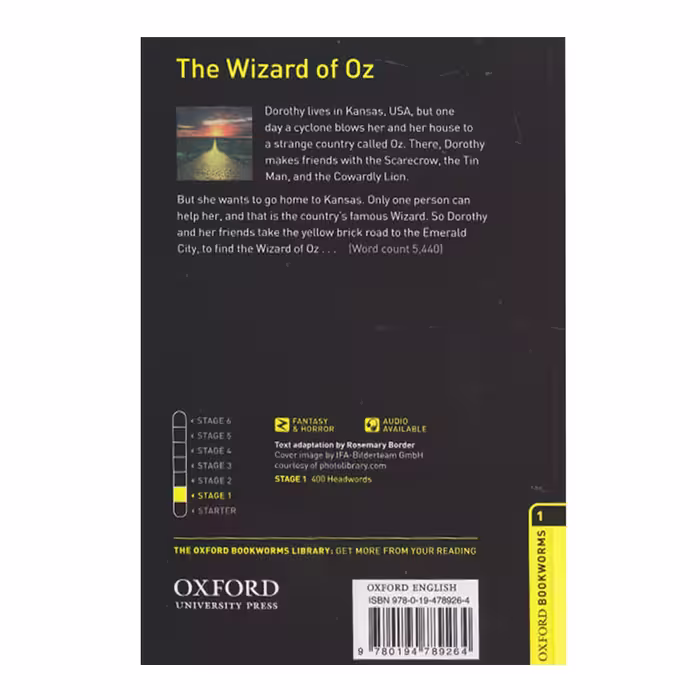 کتاب Oxford Bookworms The Wizard Of Oz اثر L. Frank Baum انتشارات الوندپویان