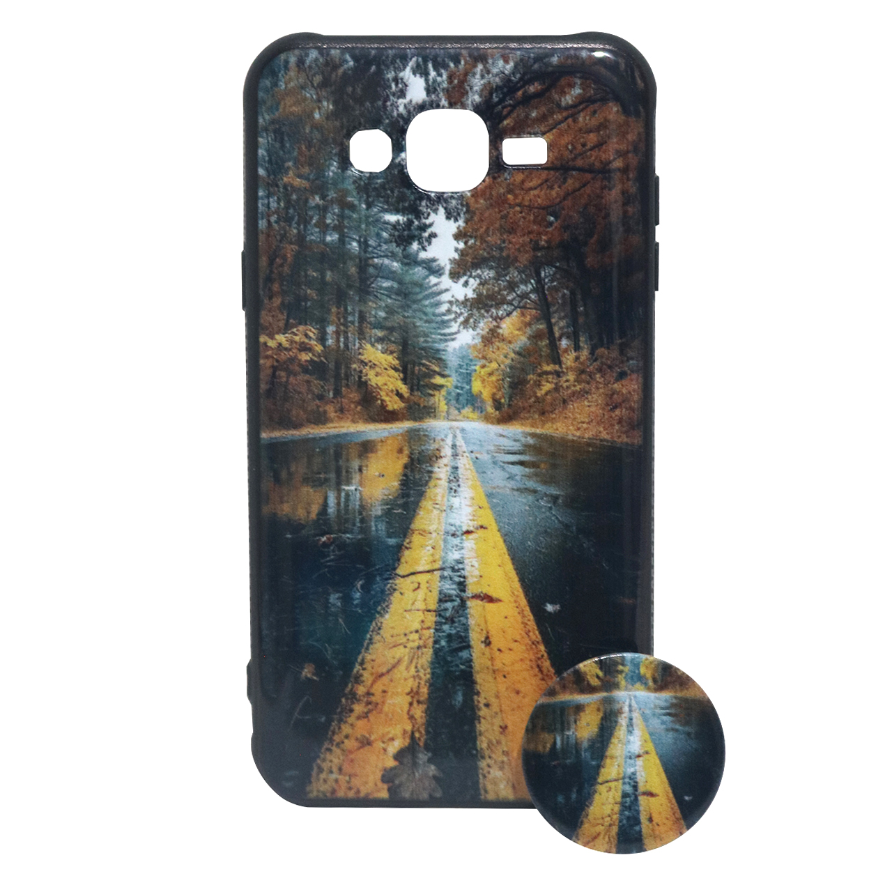 کاور کد 3628 مناسب برای گوشی موبایل سامسونگ galaxy J7 به همراه پایه نگهدارنده