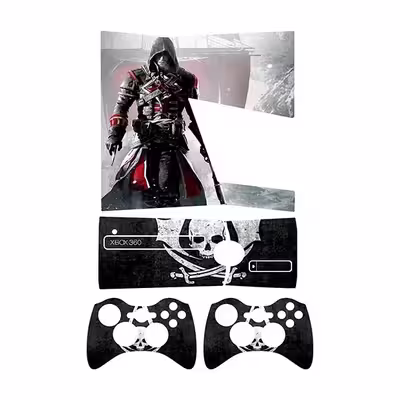 برچسب ایکس باکس 360 اسلیم طرح Assassins Creed کد 8 مجموعه 4 عددی