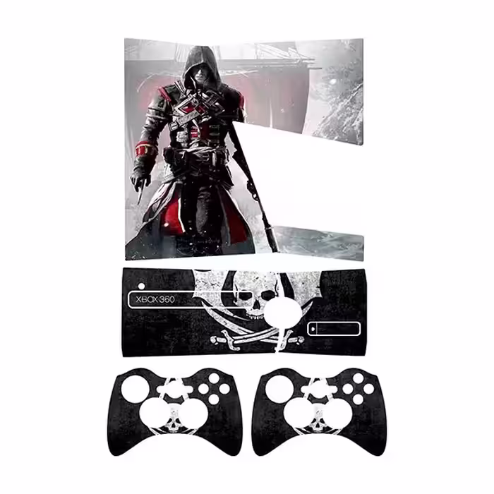 برچسب ایکس باکس 360 اسلیم طرح Assassins Creed کد 8 مجموعه 4 عددی