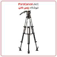 سه پایه فیلمبرداری لیبک مدل Libec HS-150M Tripod System with H15 Head, Mid-Level Spreader, Rubber Feet & Case