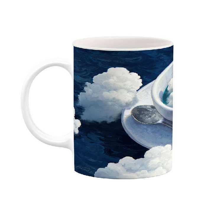 ماگ کاکتی طرح چای ابری مدل mgs15426