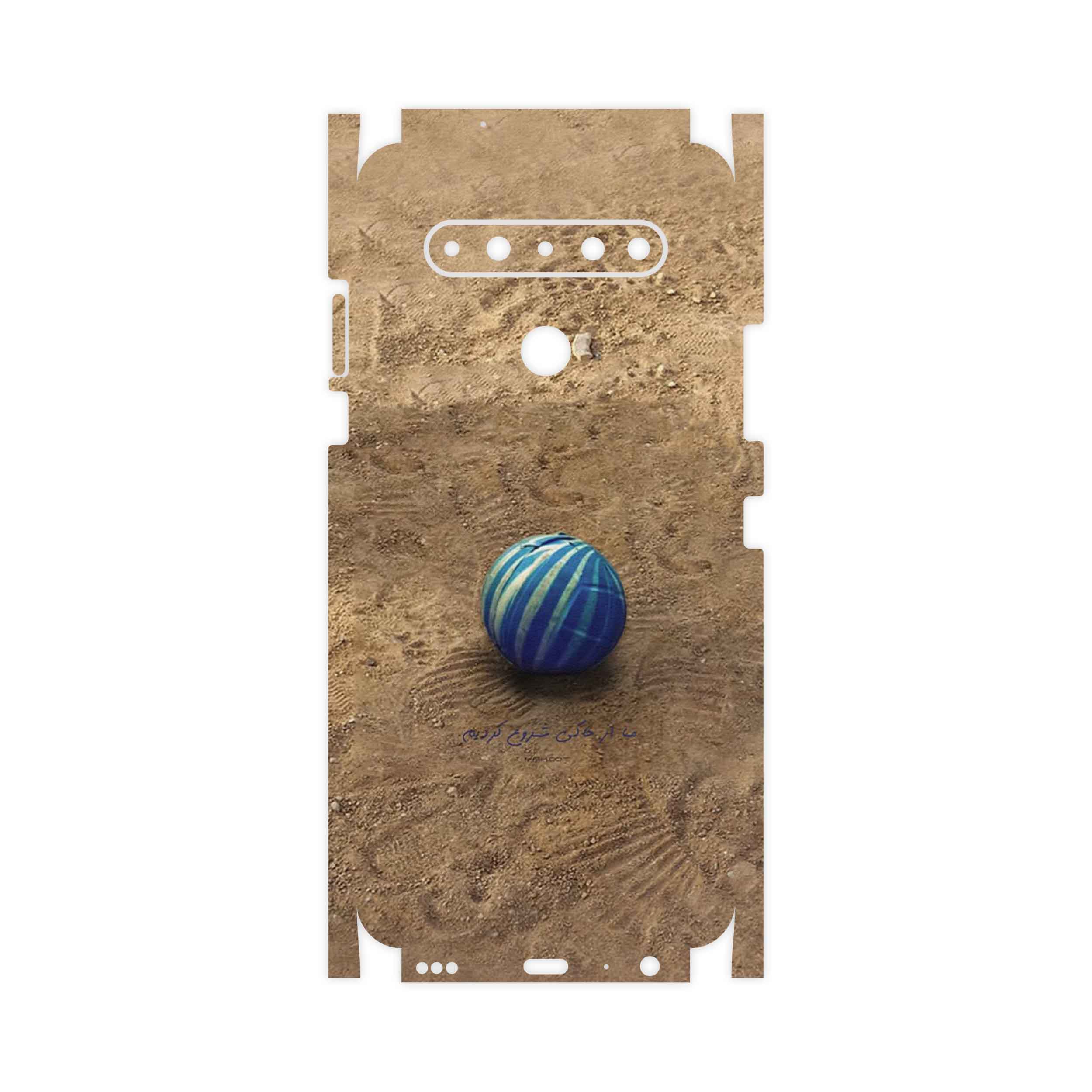 برچسب پوششی ماهوت مدل Ball Nostalgia-FullSkin مناسب برای گوشی موبایل ال جی K61