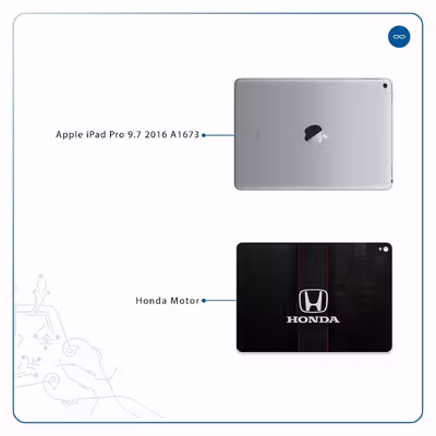 برچسب پوششی ماهوت مدل Honda Motor مناسب برای تبلت اپل iPad Pro 9.7 2016 A1673