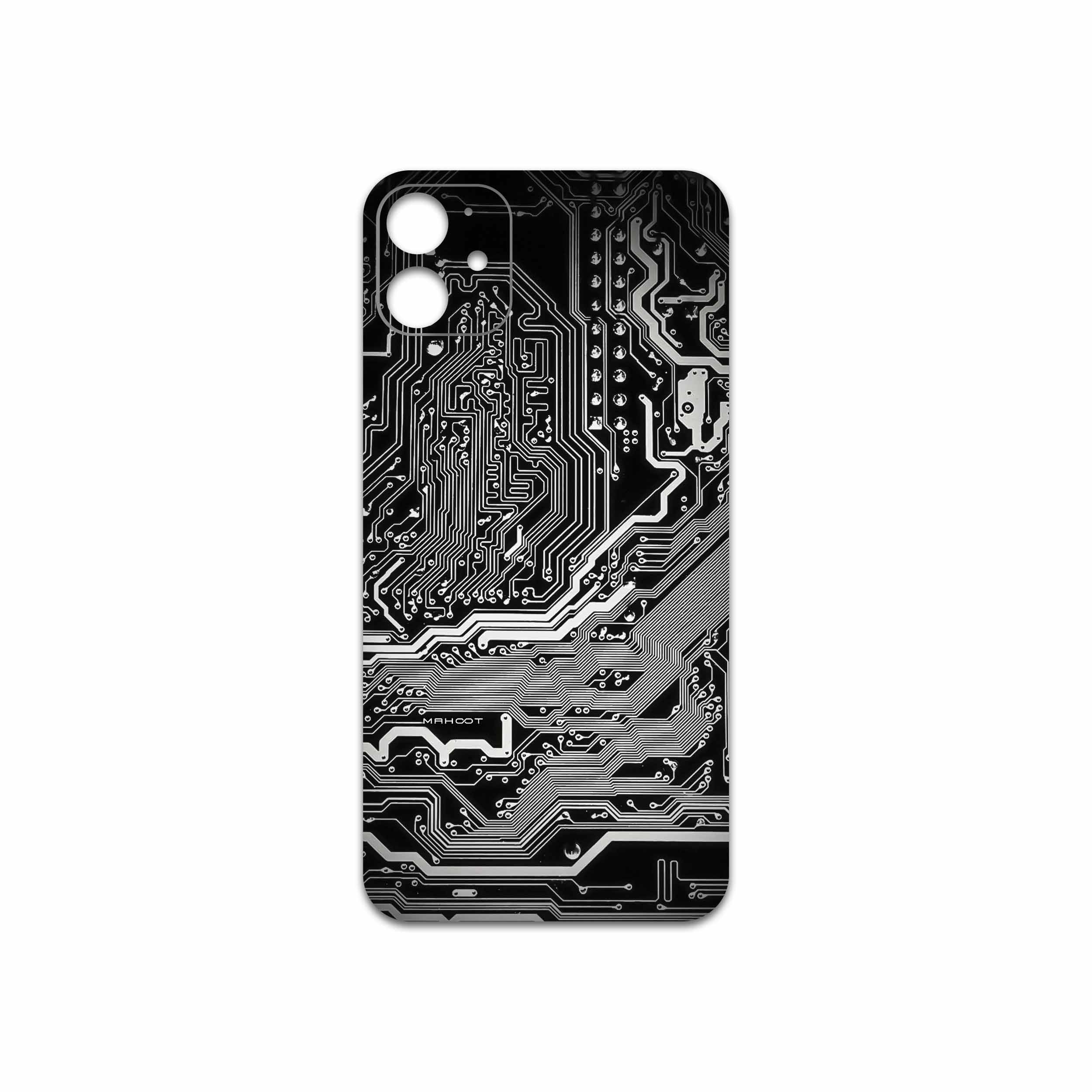 برچسب پوششی ماهوت مدل Black Printed Circuit Board مناسب برای گوشی موبایل اپل iPhone 11