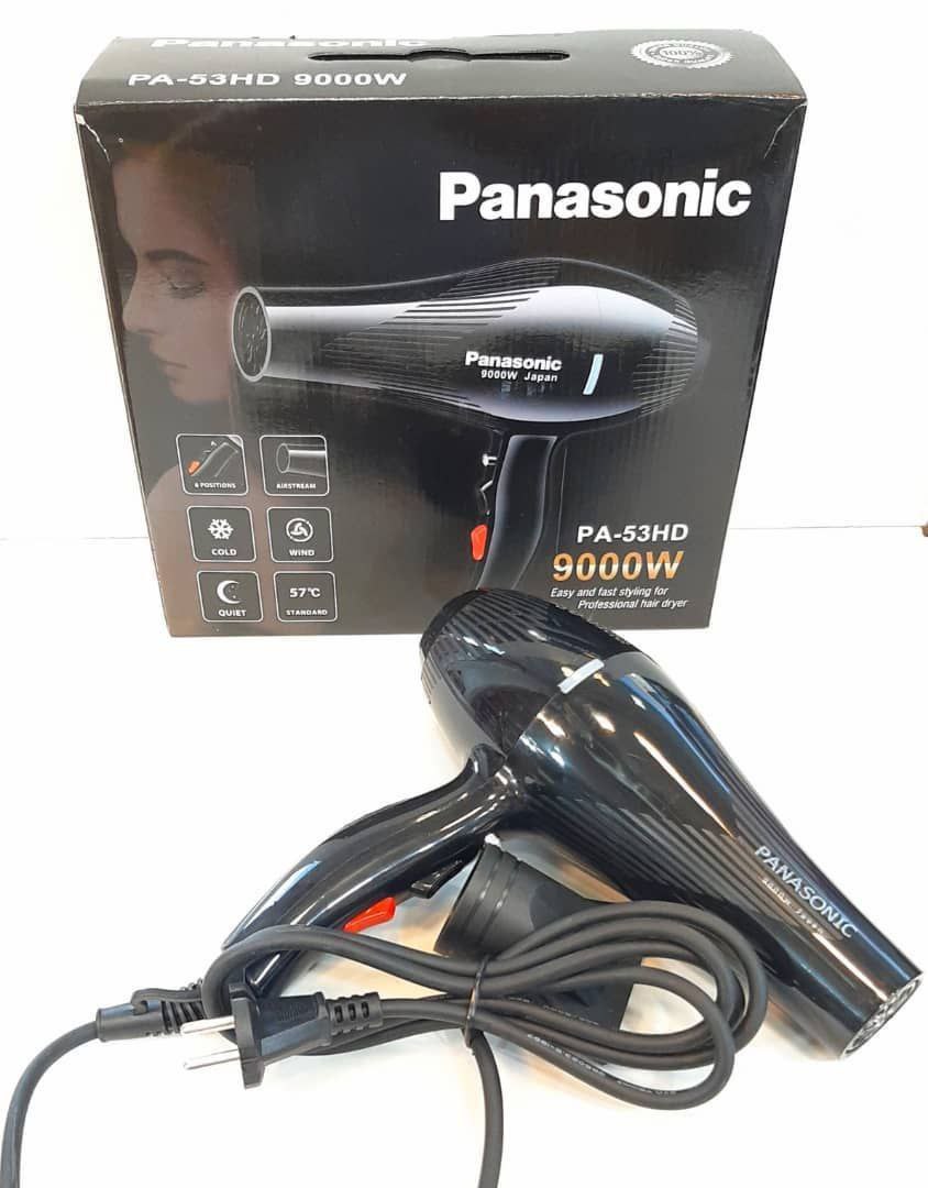 سشوار پاناسونیک 9000 وات مدل PA-53HD عمده کد 5217
