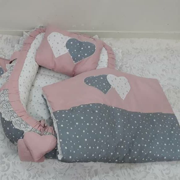 سرویس تشک گارددار و لحاف و بالش با پارچه ی ترک