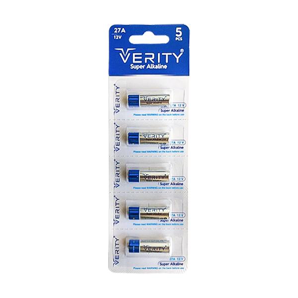 باتری ریموتی وریتی مدل 27A بسته 5 عددی