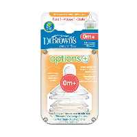 سر شیشه پهن دو عددی  0 ماه دکتر براونز DR.Brown&#039;s