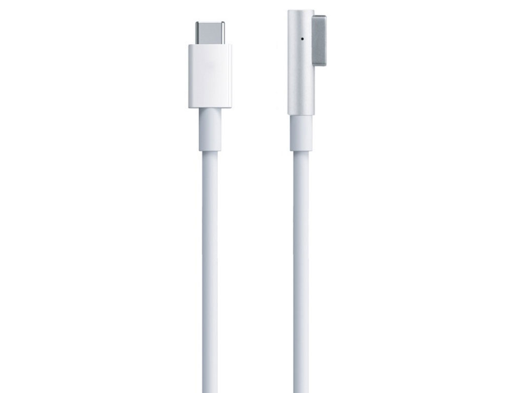 کابل شارژ مغناطیسی مک بوک تایپ سی 100 وات دو متری کوتتسی Coteetci MacBook MagSafe &amp;quot;L&amp;quot; style charging data cable 16001-M1