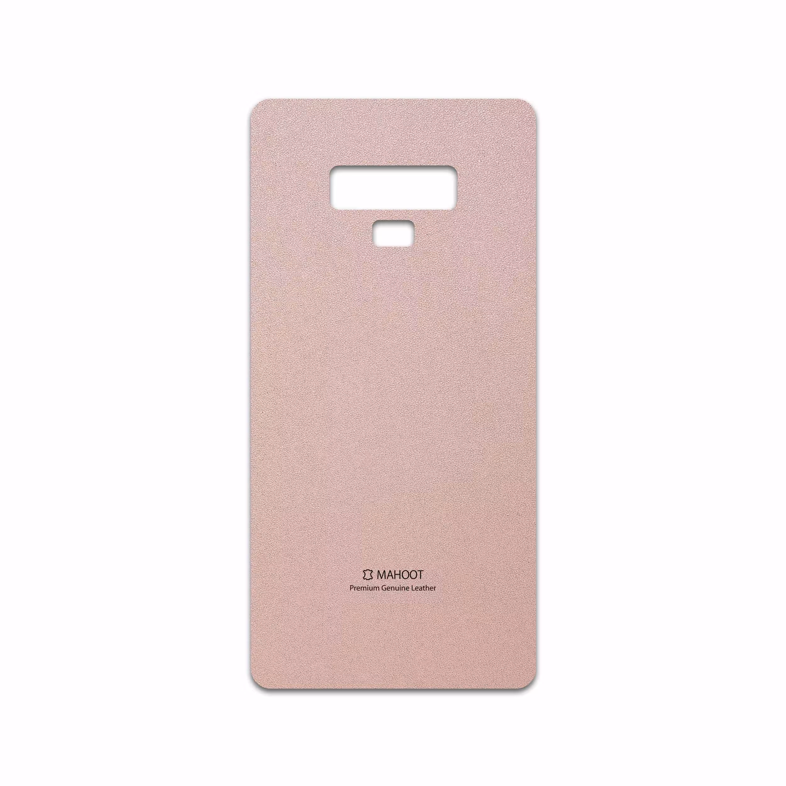 برچسب پوششی ماهوت مدل Rose Gold Leather مناسب برای گوشی موبایل سامسونگ Galaxy Note 9
