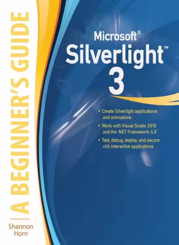 خرید و دانلود نسخه کامل کتاب Microsoft Silverlight 3 a Beginners Guide