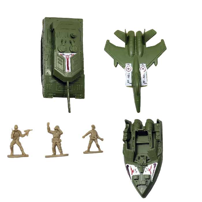 اسباب بازی جنگی مدل ست پادگان  کد 003 بسته 6 عددی